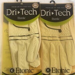 ETONIC DRI TECH Soft Leather GOLF GLOVE Men's‎ Cadet Left ML-New